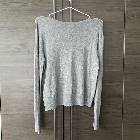 H&M Gray Button Down Cardigan - Picture 2 of 4